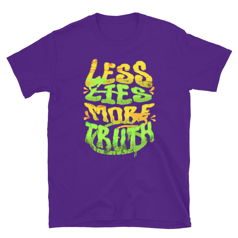Less Lies More Truth TShirt - Purple Color - https://ascensionemporium.net